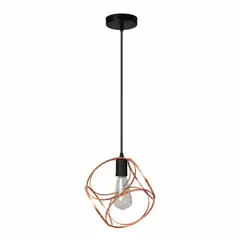 SPECTRUM - Lámpara Cub 1l E27 Cobre 6w Led