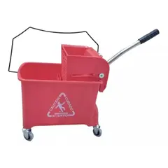 TRIPLE CLEAN - Balde Exprimidor 20 Litros Rojo