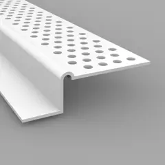 GENERICO - Dilatación Z de 11 Mm x 2.44 mts / Blanco Set X 100 Unidades