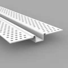 GENERICO - Dilatación en U de 6 Mm x 3.05 mts / Blanco Set X 50 Unidades