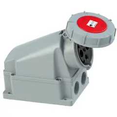 GENERICO - Toma Sobreponer Roja 3P + T 63 Amp Tsp63/1345 Tierra 6 H Ip67