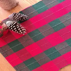 TELAIO - Camino de Mesa Navideño Escoces