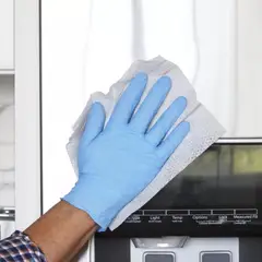 TRIPLE CLEAN - Guantes de Nitrilo/vinilo Azul Talla L
