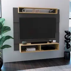 RTA DESIGN - Panel TV 60 Charlotte 120 X 140 Rta Plomo Macadamia