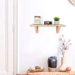 VIRTUAL MUEBLES - Repisa Rectangular Bella Beige X 1 Unidad