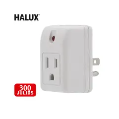 HALUX - Supresor De Picos De 300 Julios Una Salida