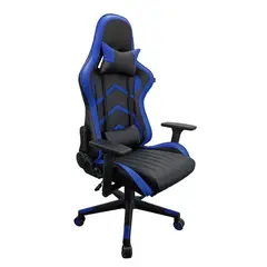 AKIVOY - Silla Gamer Ergonómica Para Oficina Y Juegos Cl Neg-Azul 135X53X52