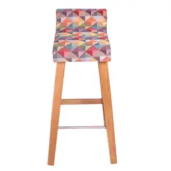 DKO DESIGN SAS - Silla bar madera 85x32x44.5cm tapizada colors