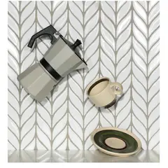 INTERMATEX - Mosaico Victory White Gloss 27.51x21.96 Cm Color Blanco