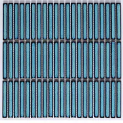 INTERMATEX - Mosaico Linea Teal 28.41x29.61 cm Color Azul