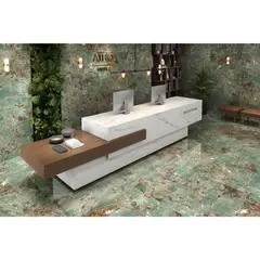 INTERMATEX - Porcelanico Esmaltado Galaxy Teal P 60X120 cm Color Verde Caja Por 1,44 Mt2