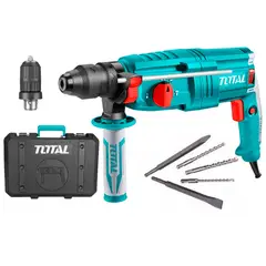 TOTAL - Rotomartillo Uso Rudo 800 W Industrial Súper Completo