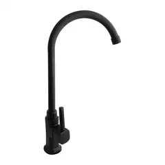 CCOL - Llave Lavaplatos Lotto Negro Agua Fria