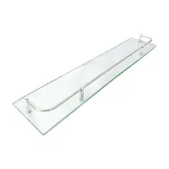 CCOL - Repisa Rectangular Tc Vidrio y Acero 50cm G001 Country
