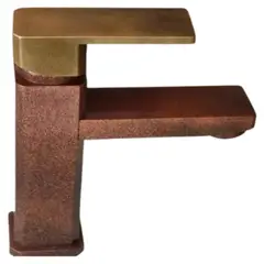 STYLOS EN BRONCE - Llave Lavamanos Bajo Madrid Cobre Salpiado y Bronce.