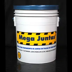 MEGAJUNTAS - Masilla Mega Juntas 5 Galones para Tratamiento de Juntas en Placas de Fibrocemento