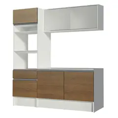 MADESA - Mp Cocina Compacta 180 cm Topazio 86 Blan/Marr