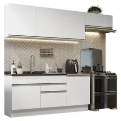 MADESA - Cocina Integral Glamy 2.60 Metros- Blanco 03