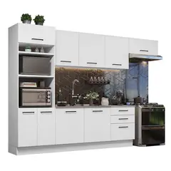 MADESA - Cocina Integral Agata 3.30 Metros - Blanco 01
