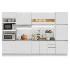 MADESA - Cocina Integral Olimpia 3.30 Metros - Blanco