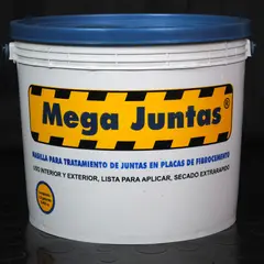 MEGAJUNTAS - Masilla Mega Juntas 2.5 Galones para Tratamiento de Juntas en Placas de Fibrocemento