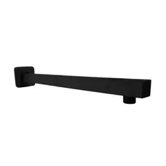 CCOL - Brazo Rectangular Metalico 40cm a Muro Negro