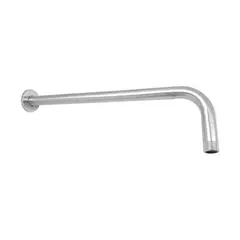 CCOL - Brazo Cilindrico Metalico 35cm a Muro Acabado Satinado