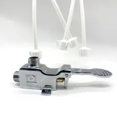 HELBERT - Kit Valvula Pedal ½? Con Dos Acoples Plasticos H-h- 60 Cms