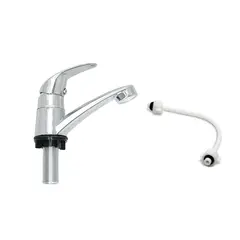 CCOL - Grifería Lavamanos Baja Agua Fria Pico Semirecto Abs Baja+ Acople Consumo 9 l/min