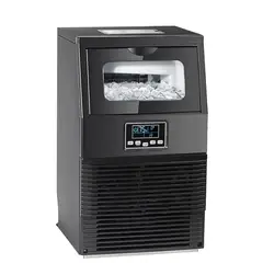 undefined - Máquina Fabricadora De Hielo Con Capacidad 38Kg Color Negra Hielera