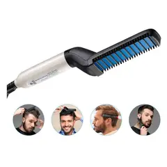 GENERICO - Plancha Cabello Corto Fb168 Peine Barba Pelo Organiza Aliza Hombre