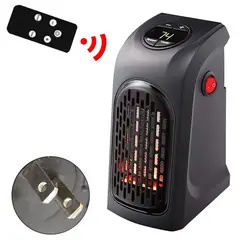 GENERICO - Calentador Ambiente Portátil Calefactor de Pared 400w Control Remoto