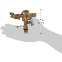 ORBIT - Cabezal de Rociador de Bronce de 1/2 Pulgada