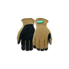 SCOTTS - Guantes de Trabajo SC86111 M Marrones con Palma Reforzada