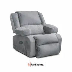 JUST HOME COLLECTION - Silla Reclinable 1 Puesto Bahamas Extra Confort 90x82x80 cm Gris