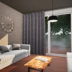 JUST HOME COLLECTION - Cortina Sunout Burgos Gris 300 x 250 cm