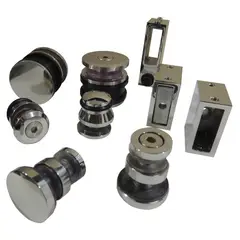 GRANCOL - Sistema Corredizo 10 Piezas para Division Baño Ss304