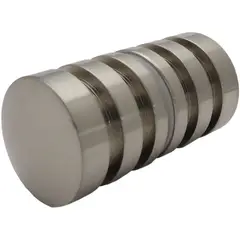 GRANCOL - Boton Doble Aluminio Satinado para Division Baño