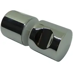 GRANCOL - Boton Doble Aluminio Brillante para Division Baño