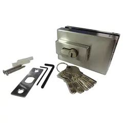 GRANCOL - Fachada Cerradura Rectangular Puerta Vidrio