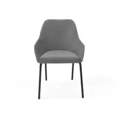 HOGAR VENECIA - Silla Mendoza 82X57X60 Tela Gris