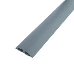 HALUX - Canaleta De Piso Adhesiva Gris 60X13Mm X 2M