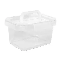 ESTRA - Caja Organizadora con Manija 4 Litros 15x20x28 Natural