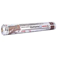 TEXSA - Manto Asfáltico Impermeabilizante Alumanto 2.5 mm x 10m2 Foil Aluminio