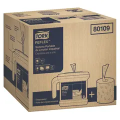 TORK - Dispensador Reflex 21.2cm + Limpión Hd x150 Metros