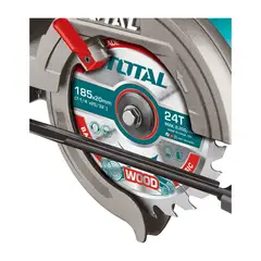 TOTAL - Sierra Circular 7 1/4" 1400W Incluye Guía y Disco de Corte