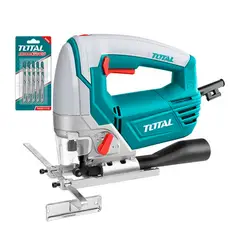 TOTAL - Sierra Caladora 3/8 Pulgadas 800W 110V con 5 Hojas para Sierra