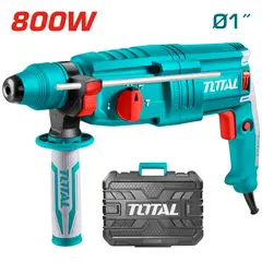 TOTAL - Taladro Rotomartillo SDS Plus 800W 2.5 Joules 110-120V