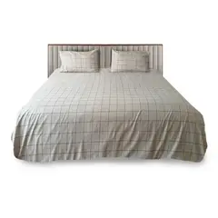 GRAMA IDEAS FRESCAS - Duvet sencillo 160x240 beige london + 1 funda