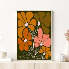 undefined - Triptico - Mdf - Botanico Rojo